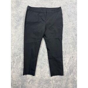 Amanda + Chelsea Womens 6 Black Ankle Pants Elastic Waist Stretch Trousers